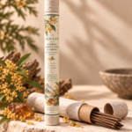 Zen Life Golden Osmanthus & Amber Incense Sticks – Botanical Floral Incense —
