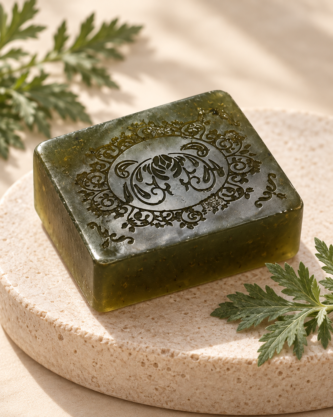 Zen Life Mugwort Handmade Soap – Botanical Herbal Cleansing Bar — A calming botanical ritual inspired by the simplicity of…